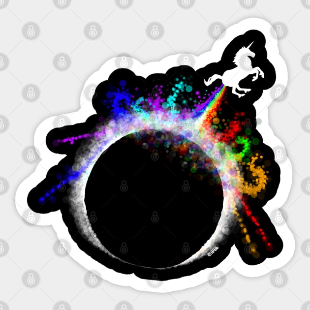 Totally Magical Eclipse Sticker by NewSignCreation